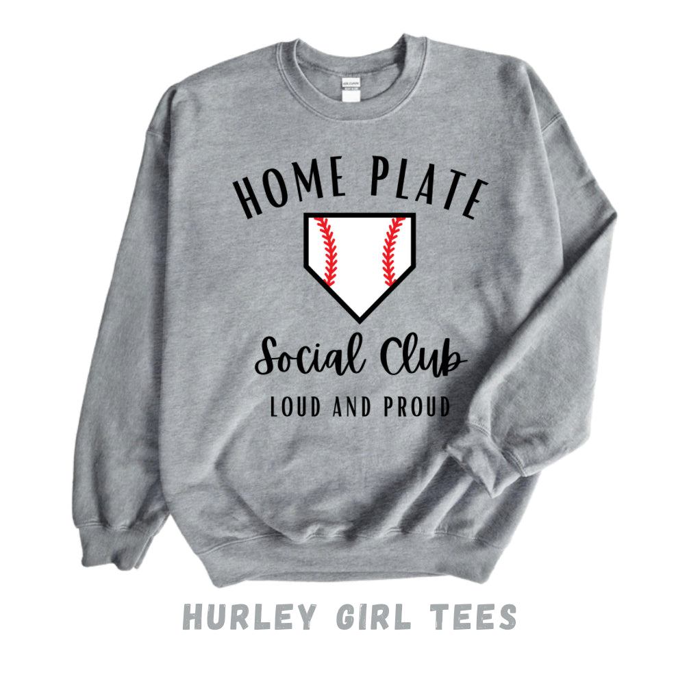 Home Plate Social Club Loud And Proud Baseball
