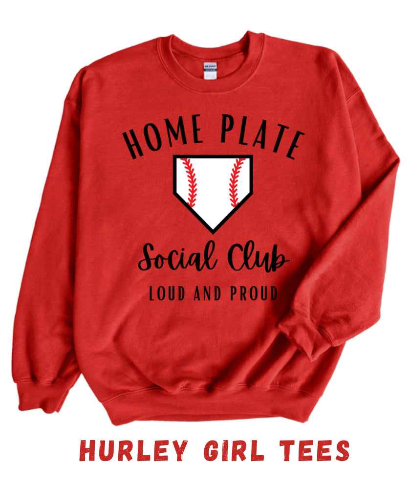 Home Plate Social Club Loud And Proud Baseball