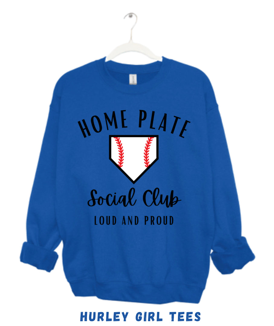 Home Plate Social Club Loud And Proud Baseball