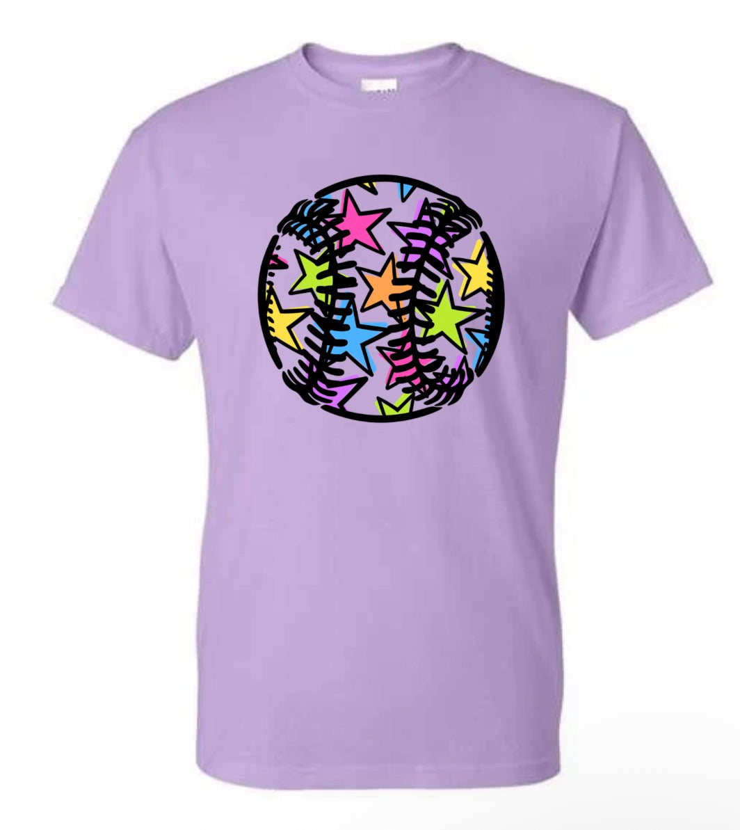 Colorfull Baseball Tee
