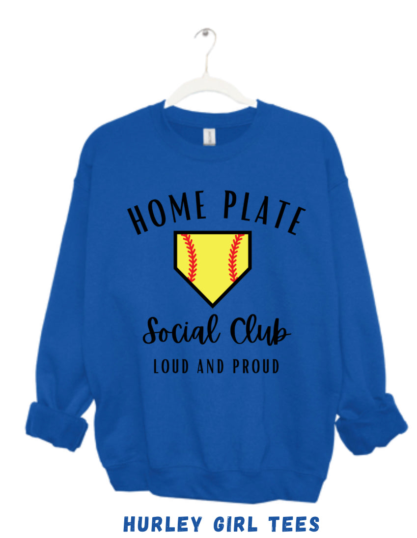 Home Plate Social Club Loud And Proud Softball