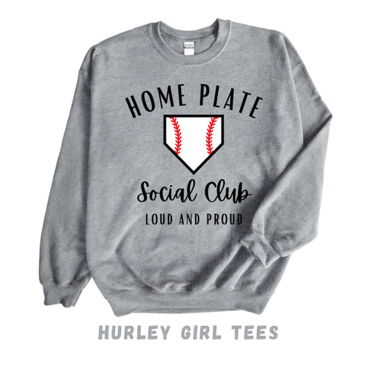 Home Plate Social Club Loud And Proud Baseball