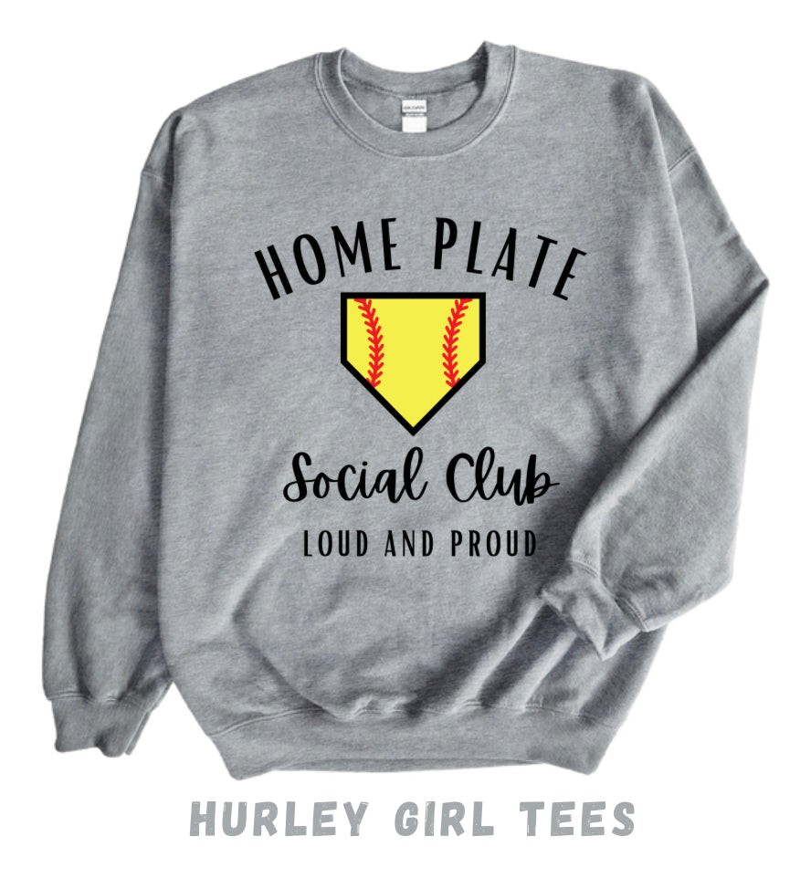 Home Plate Social Club Loud And Proud Softball
