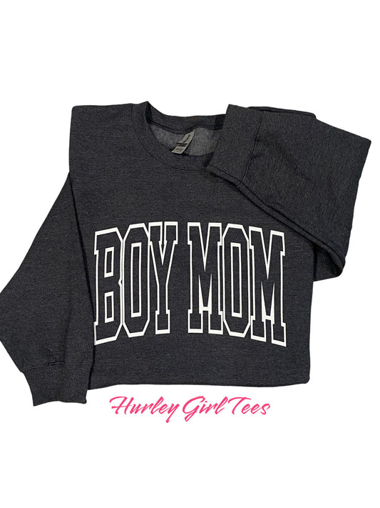 BOY MOM *you pick your color sweatshirt* leave notes at checkout