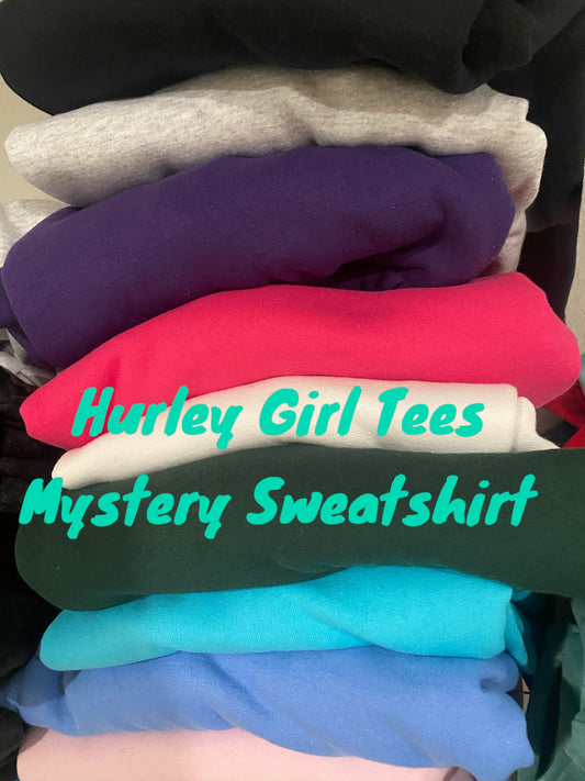 Mystery Sweatshirt Color, Mystery Print, You Pick Theme