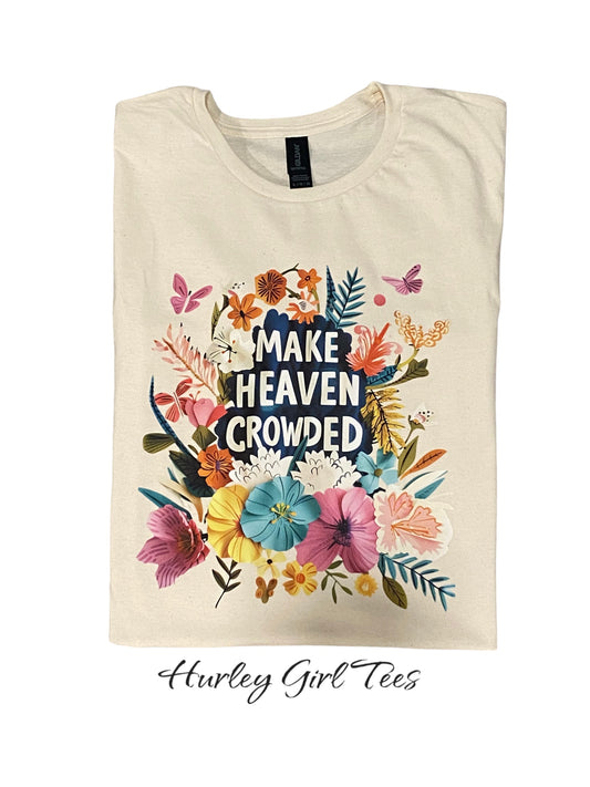 SS Make Heaven Oatmeal T-shirt